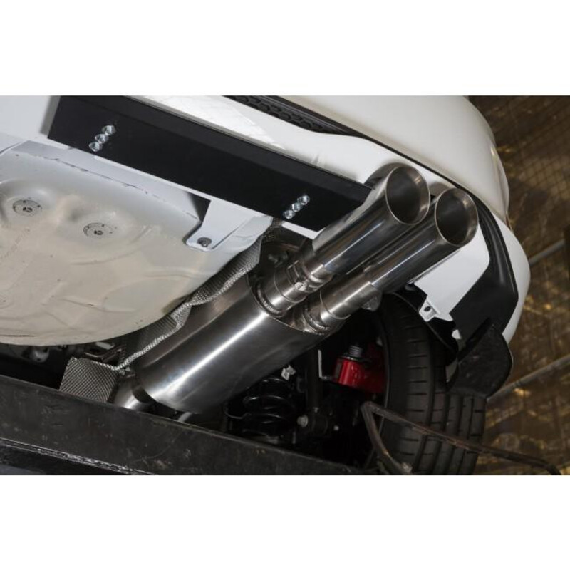 Ligne d'Echappement "Catback" Cobra pour Ford Fiesta ST MK8 - Avec Valve