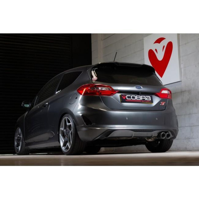 Ligne d'Echappement "Catback" Cobra pour Ford Fiesta ST MK8 - Avec Valve