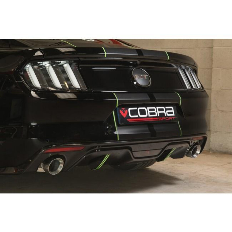 Ligne d'Echappement "Venom Box Delete" Cobra pour Ford Mustang GT V8 5.0L (2015-18)