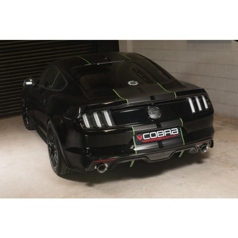 Ligne d'Echappement "Venom Box Delete" Cobra pour Ford Mustang GT V8 5.0L (2015-18)
