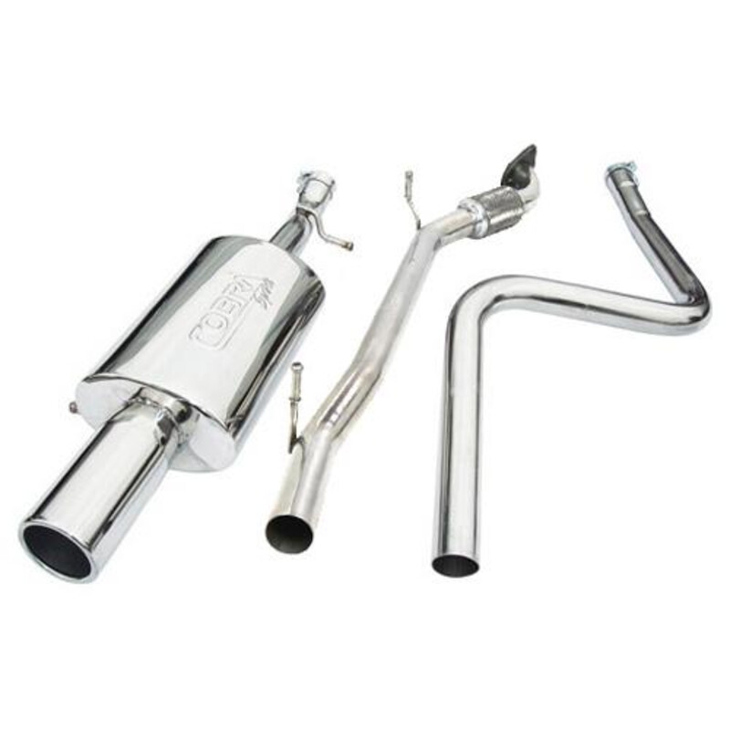 Ligne d'Echappement "Catback" Cobra pour Ford Fiesta MK6 Zetec S