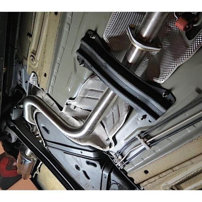 Ligne d'Echappement "Catback" Cobra pour Ford Fiesta ST180 & 200 MK7 (Ø2.5")
