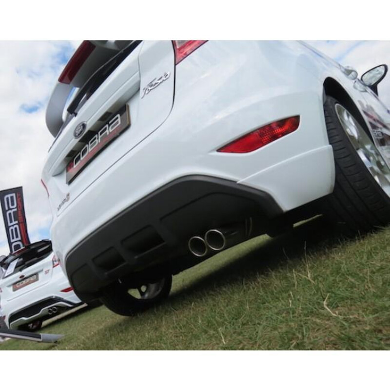 Ligne d'Echappement "Catback" Cobra pour Ford Fiesta 1.2, 1.4 & 1.6L MK7 (Zetec)