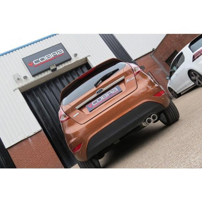 Ligne d'Echappement "Catback" Cobra pour Ford Fiesta 1.0L Ecoboost MK7 (Zetec)