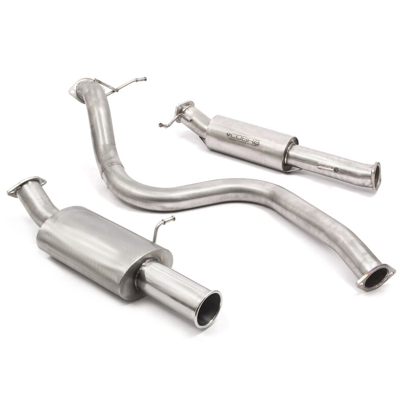 Ligne d'Echappement "Catback" Cobra pour Ford Fiesta ST180 & 200 MK7 (Ø3")