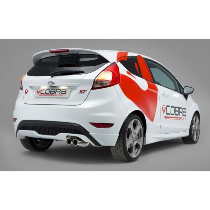 Ligne d'Echappement "Catback" Cobra pour Ford Fiesta ST180 & 200 MK7 (Ø3")