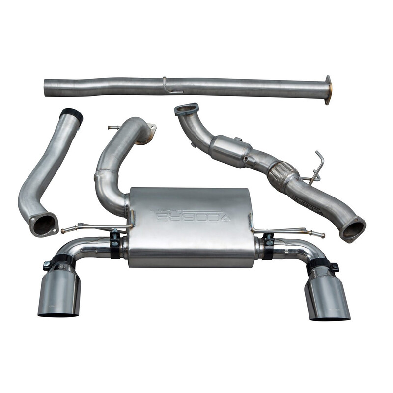 Ligne d'Echappement Complète "Turboback" Cobra pour Ford Focus RS MK3