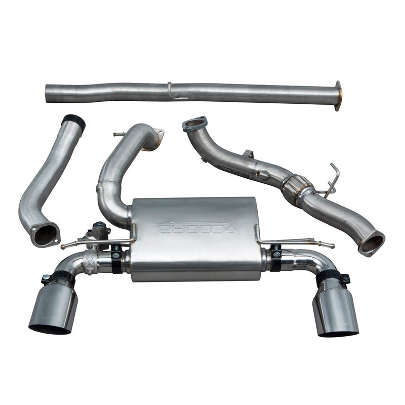 Ligne d'Echappement Complète "Turboback" Cobra pour Ford Focus RS MK3