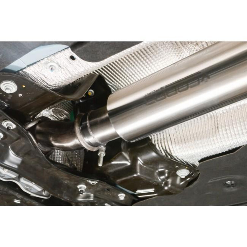 Ligne d'Echappement "Venom Box Delete" Cobra pour Ford Focus RS MK3