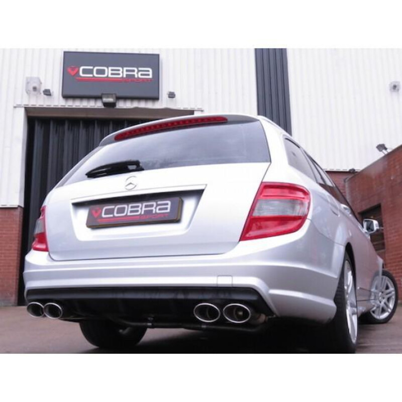 Silencieux "Style AMG" Cobra pour Mercedes C200, 220 & 250 Diesel W204 (07-14)