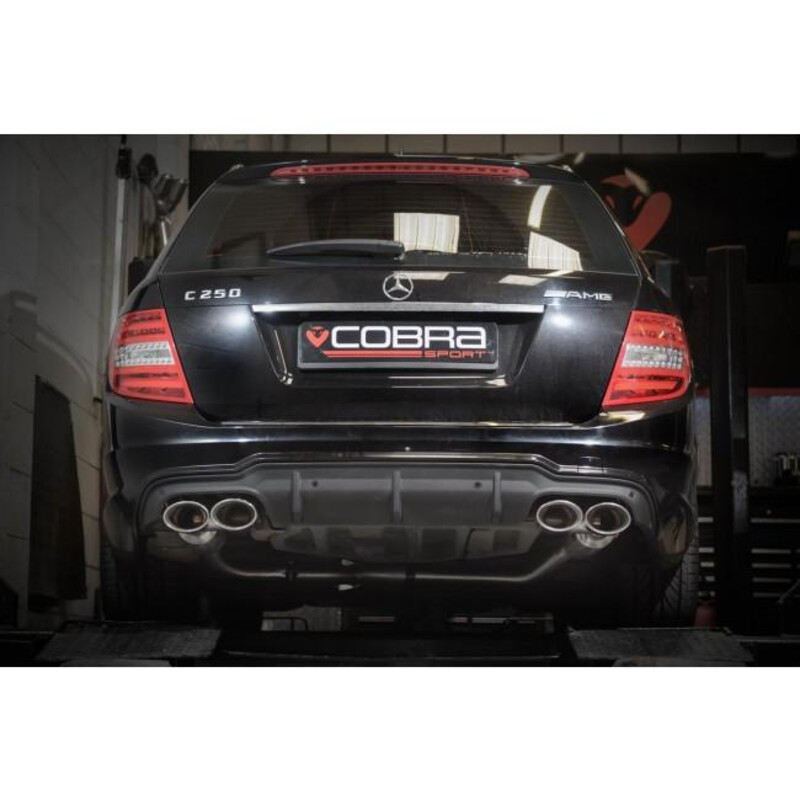 Silencieux "Style AMG" Cobra pour Mercedes C200, 220 & 250 Diesel W204 (07-14)