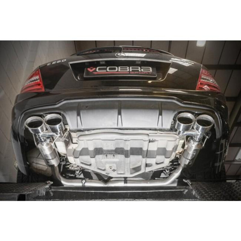 Silencieux "Style AMG" Cobra pour Mercedes C200, 220 & 250 Diesel W204 (07-14)