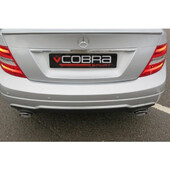 Silencieux "Style 350" Cobra pour Mercedes C200, 220 & 250 Diesel W204 (07-14)