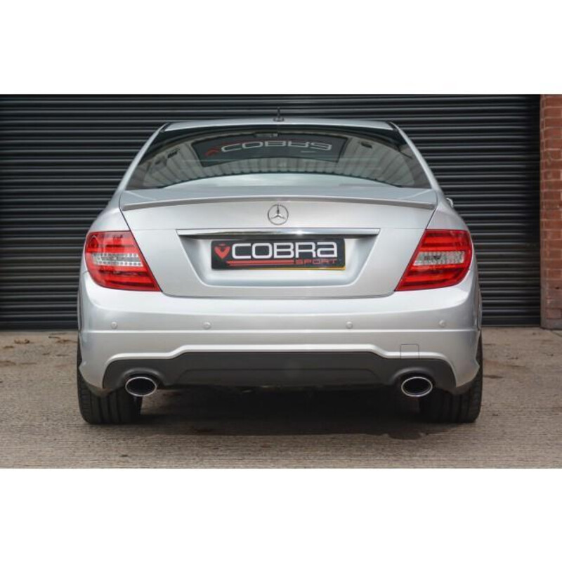 Silencieux "Style 350" Cobra pour Mercedes C200, 220 & 250 Diesel W204 (07-14)