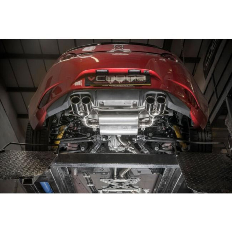 Ligne d'Echappement "Catback" Cobra pour Mazda MX-5 ND (Double Sortie)