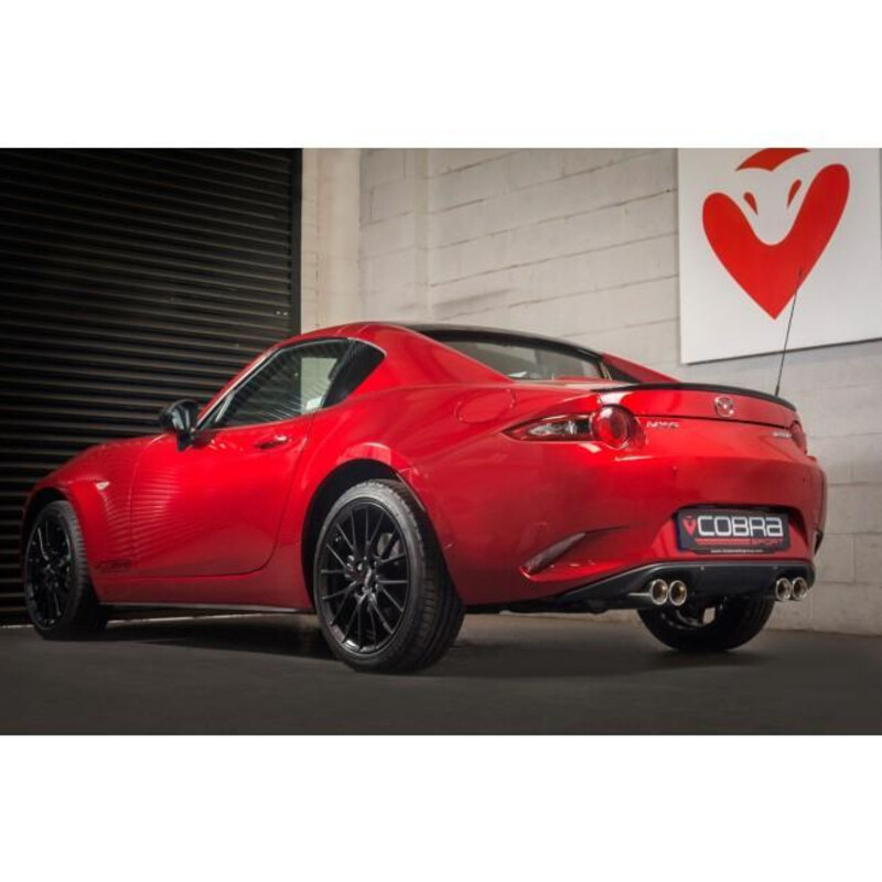 Ligne d'Echappement "Catback" Cobra pour Mazda MX-5 ND (Double Sortie)