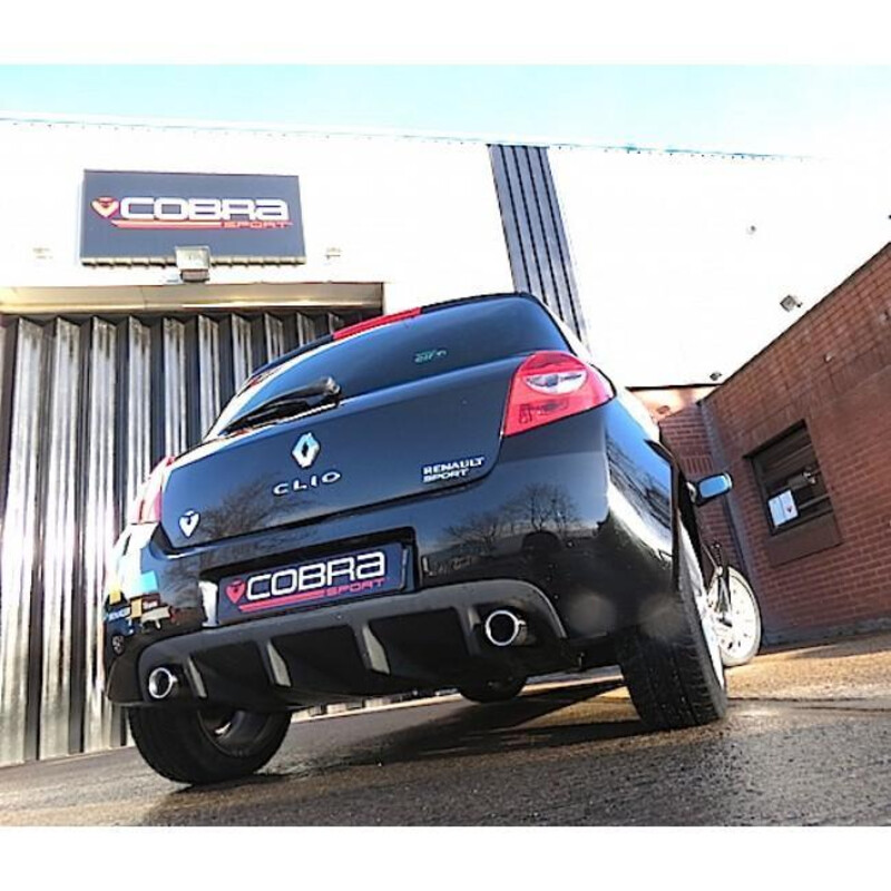 Ligne d'Echappement "Catback" Cobra pour Renault Clio 3 RS 197 ch (06-09)