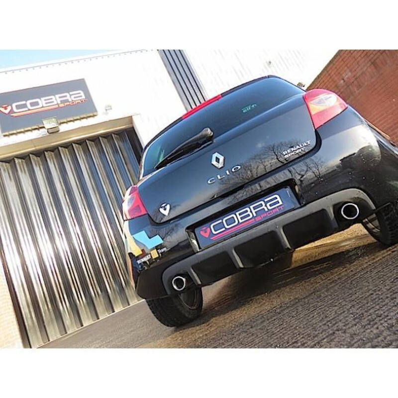 Ligne d'Echappement "Catback" Cobra pour Renault Clio 3 RS 197 ch (06-09)