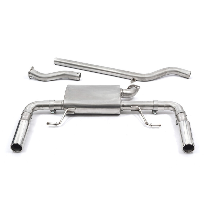 Ligne d'Echappement "Catback" Cobra pour Renault Clio 3 RS 197 ch (06-09)