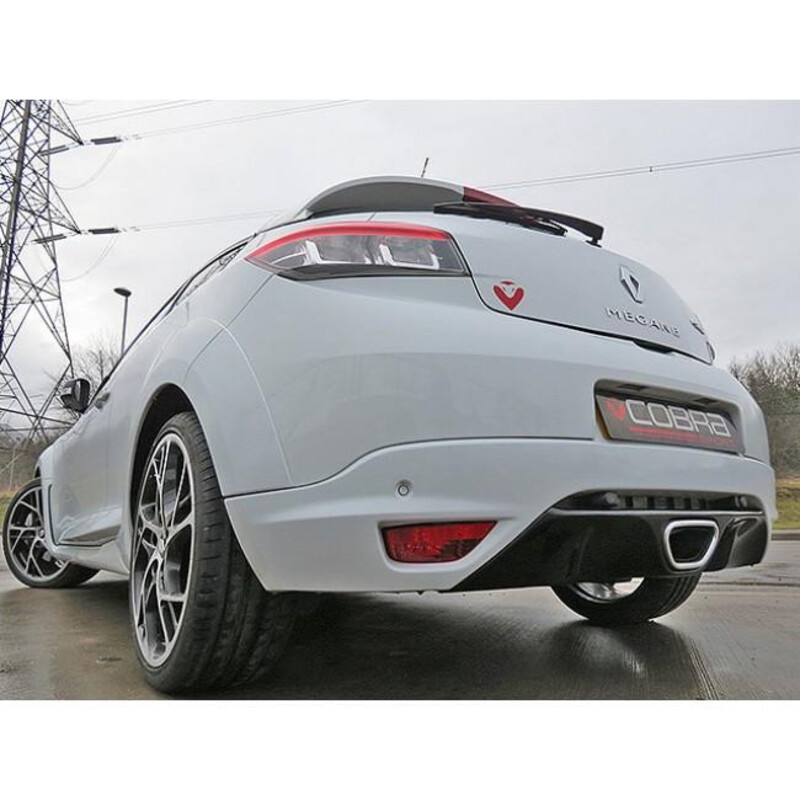 Ligne d'Echappement "Catback" Cobra pour Renault Megane 3 RS 250 & 265 ch (09-16)