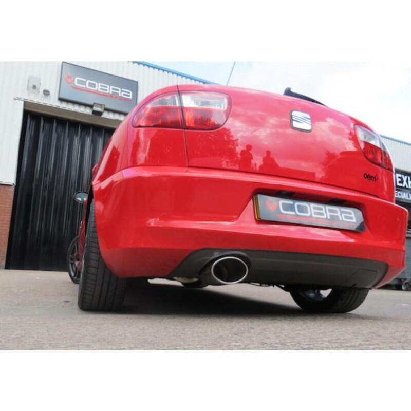 Ligne d'Echappement "Catback" Cobra pour Seat Leon Cupra R 1M (02-05)