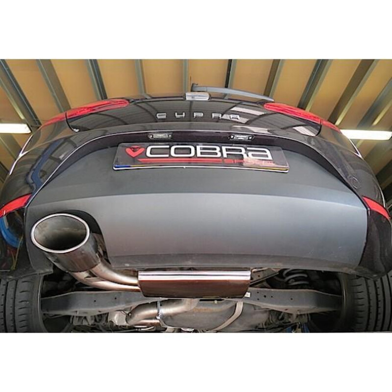 Ligne d'Echappement "Catback" Cobra pour Seat Leon Cupra 1P 2.0L TFSI (06-12)