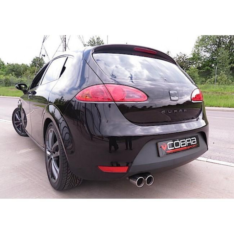 Ligne d'Echappement "Catback" Cobra pour Seat Leon Cupra 1P 2.0L TFSI (06-12)