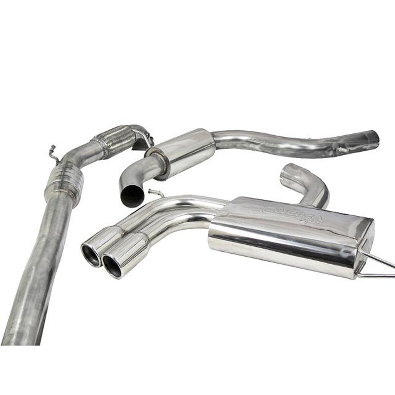 Ligne d'Echappement Complète "Turboback" Cobra pour Seat Leon Cupra 1P 2.0L TFSI (06-12)