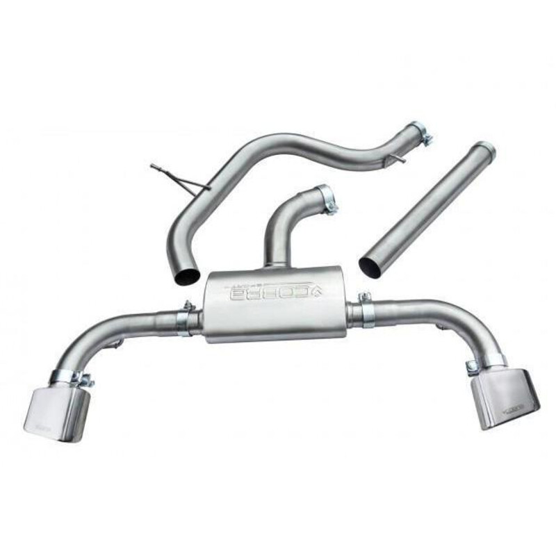 Ligne d'Echappement "Catback" Cobra pour Seat Leon Cupra 5F 280 à 300 ch, sans FAP (14-18)