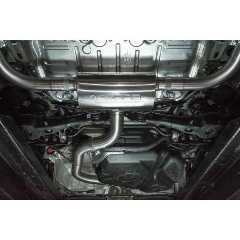 Ligne d'Echappement Complète "Turboback" Cobra pour Seat Leon Cupra 5F 280 à 300 ch, sans FAP (14-18)
