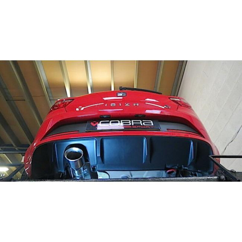 Ligne d'Echappement "Catback" Cobra pour Seat Ibiza FR 1.2L TSI (10-15)