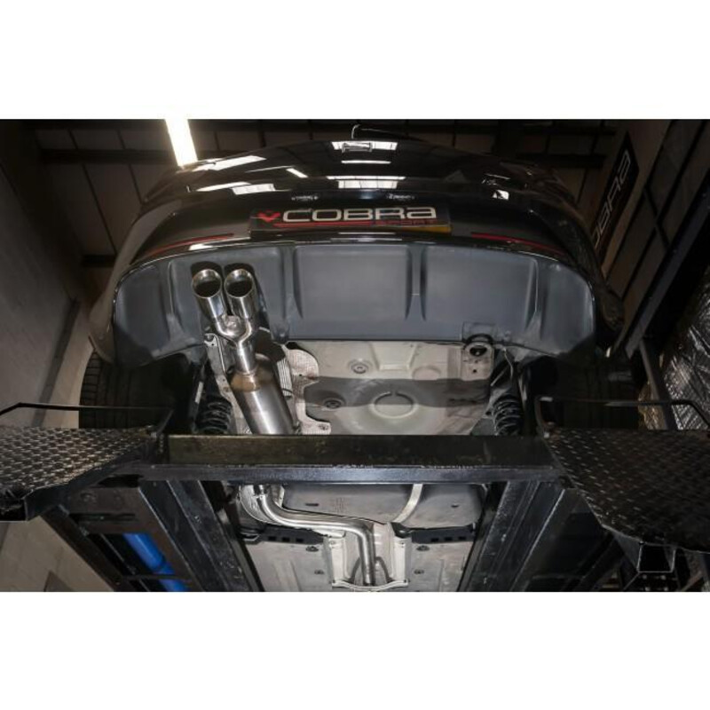 Ligne d'Echappement "Catback" Cobra pour Seat Ibiza FR 1.2L TSI (10-15)