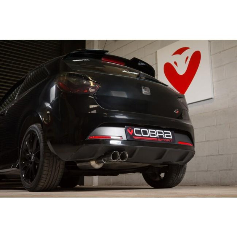 Ligne d'Echappement "Catback" Cobra pour Seat Ibiza FR 1.2L TSI (10-15)