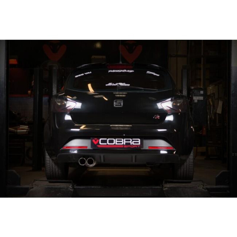 Ligne d'Echappement "Catback" Cobra pour Seat Ibiza FR 1.2L TSI (10-15)