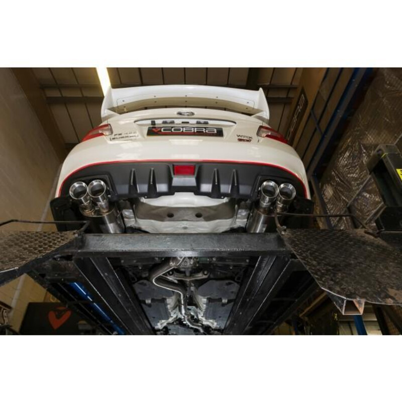 Ligne d'Echappement "Catback" Cobra pour Subaru Impreza GP / GJ WRX STI 2.5L (14-19)
