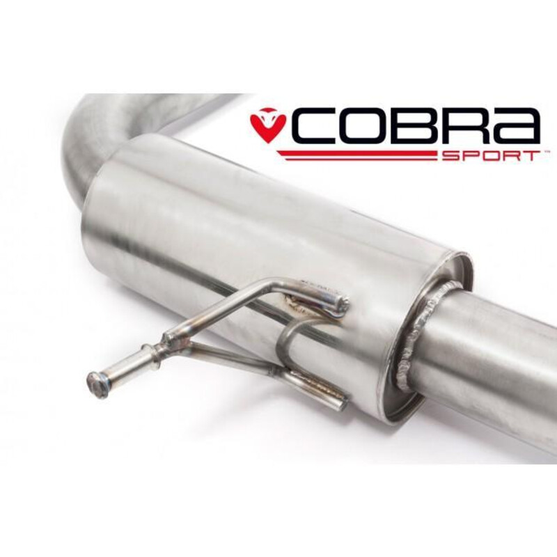 Ligne d'Echappement Complète "Turboback" Cobra pour VW Golf 5 GTI 2.0L TFSI (04-09)
