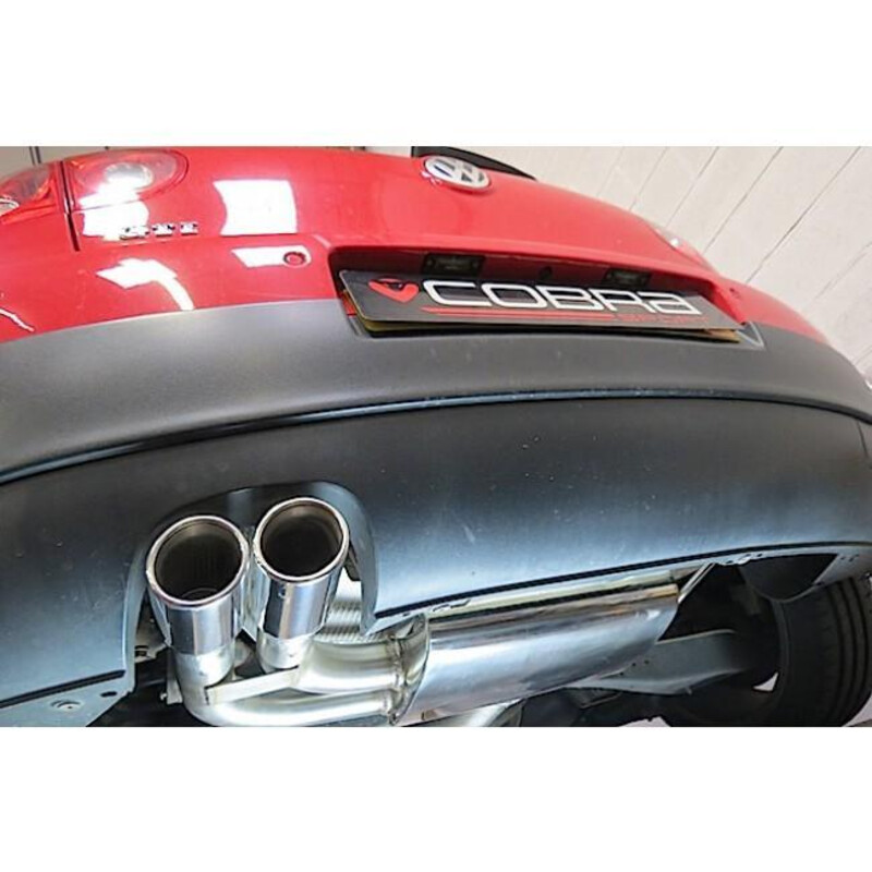 Ligne d'Echappement Complète "Turboback" Cobra pour VW Golf 5 GTI 2.0L TFSI (04-09)
