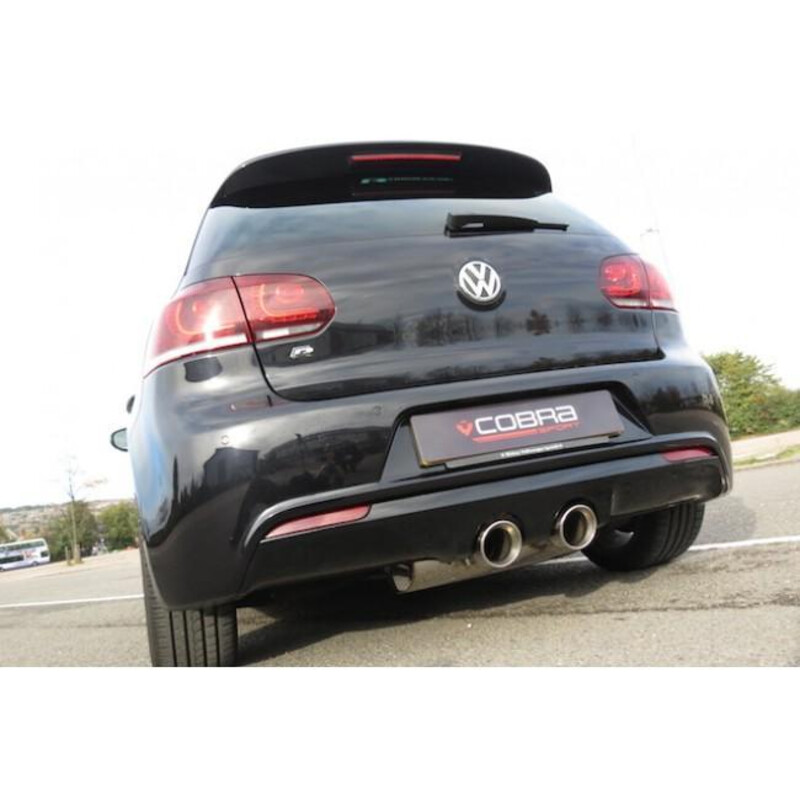 Ligne d'Echappement "Catback" Cobra pour VW Golf 6 R 2.0L TSI (09-12)