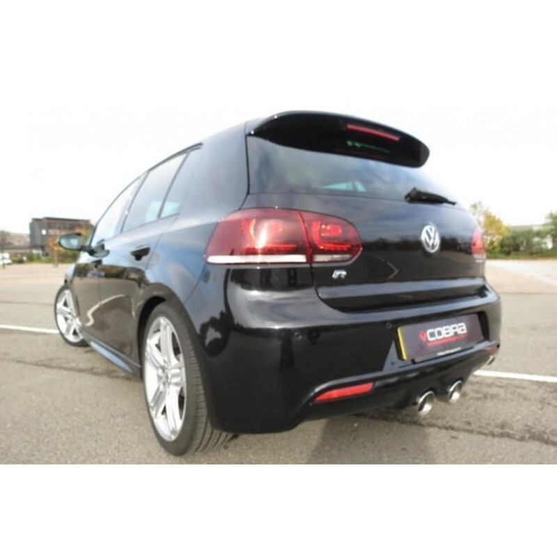 Ligne d'Echappement "Catback" Cobra pour VW Golf 6 R 2.0L TSI (09-12)