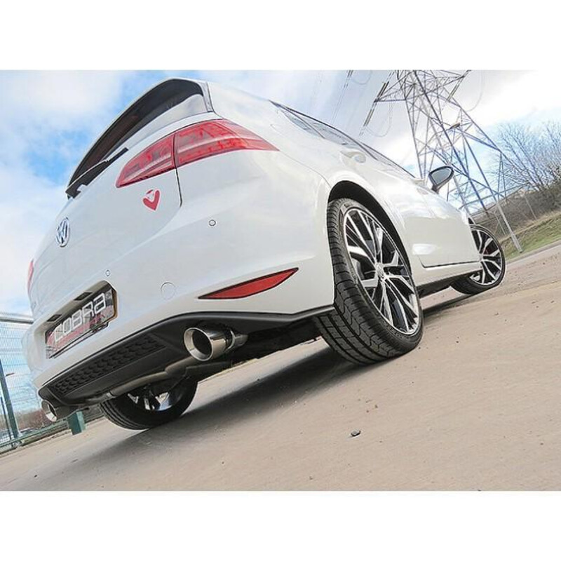 Ligne d'Echappement "Catback" Cobra pour VW Golf 7 2.0L TDI "GTI Style" (14-17)