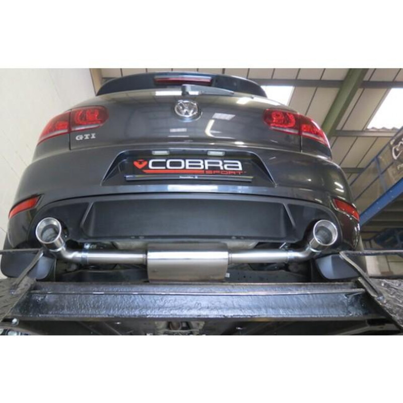 Ligne d'Echappement "Catback" Cobra pour VW Golf 6 GTI 2.0L TSI (09-12)
