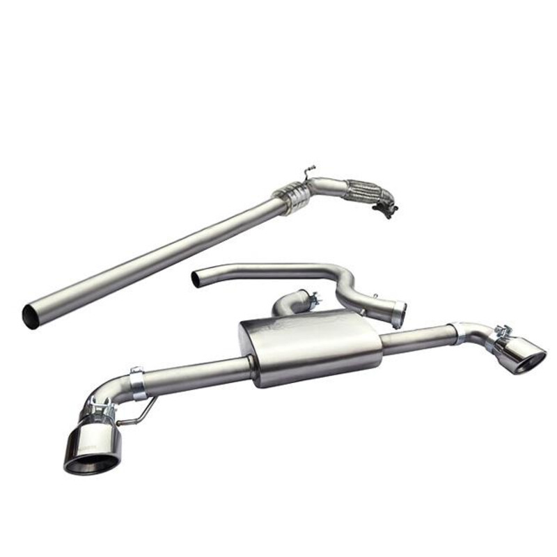 Ligne d'Echappement Complète "Turboback" Cobra pour VW Golf 6 GTI 2.0L TSI (09-12)