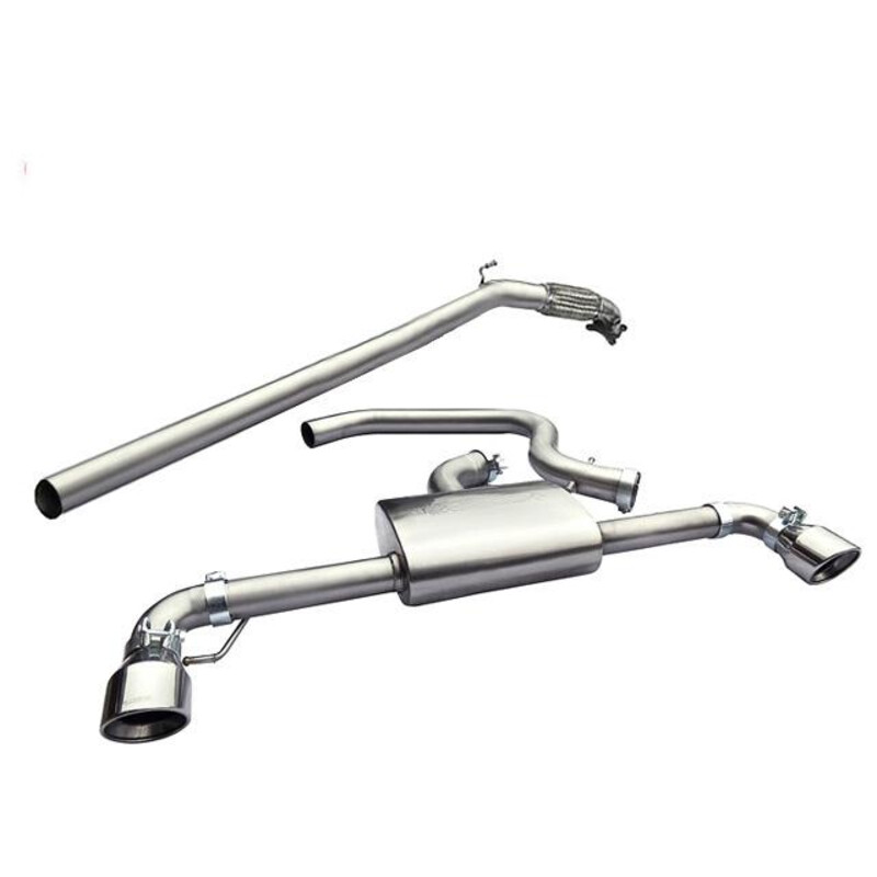 Ligne d'Echappement Complète "Turboback" Cobra pour VW Golf 6 GTI 2.0L TSI (09-12)