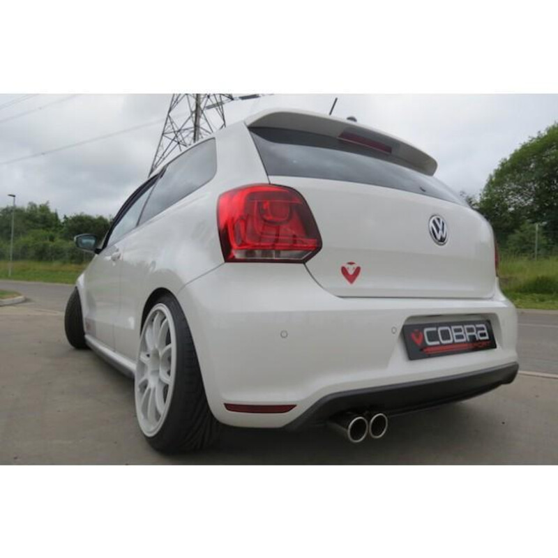 Ligne d'Echappement "Catback" Cobra pour VW Polo 6R GTI 1.4L TSI (10-14)