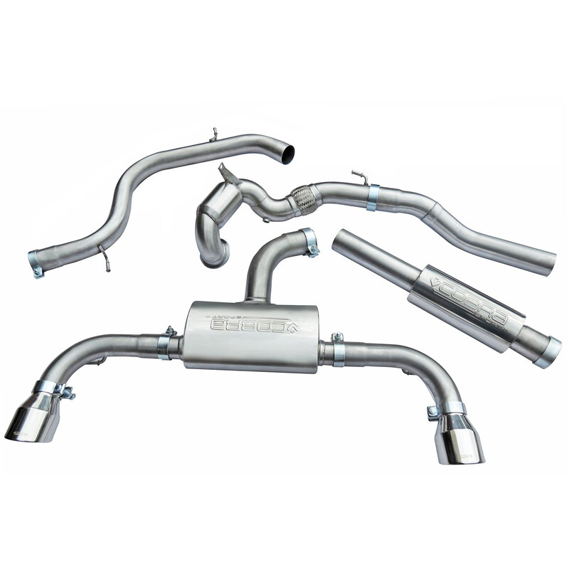 Ligne d'Echappement Complète "Turboback" Cobra pour VW Golf 7 GTI 2.0L TSI (12-17)