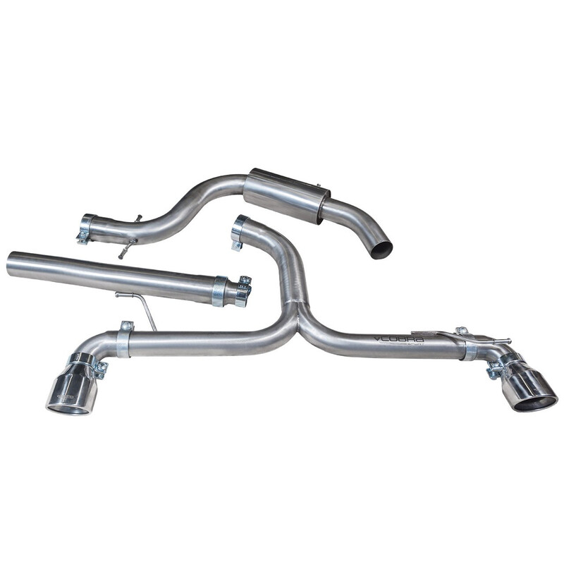 Ligne d'Echappement "Venom Box Delete" Cobra pour VW Golf 6 2.0L TDI 170 ch (09-13)