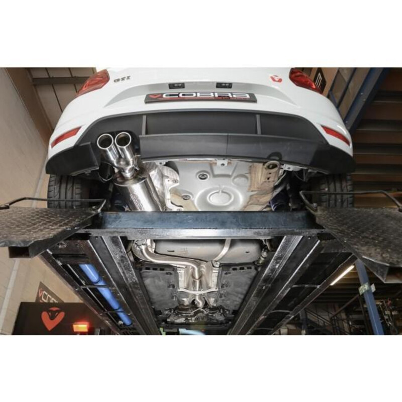 Ligne d'Echappement Complète "Turboback" Cobra pour VW Polo 6C GTI 1.8L TSI (15-17)