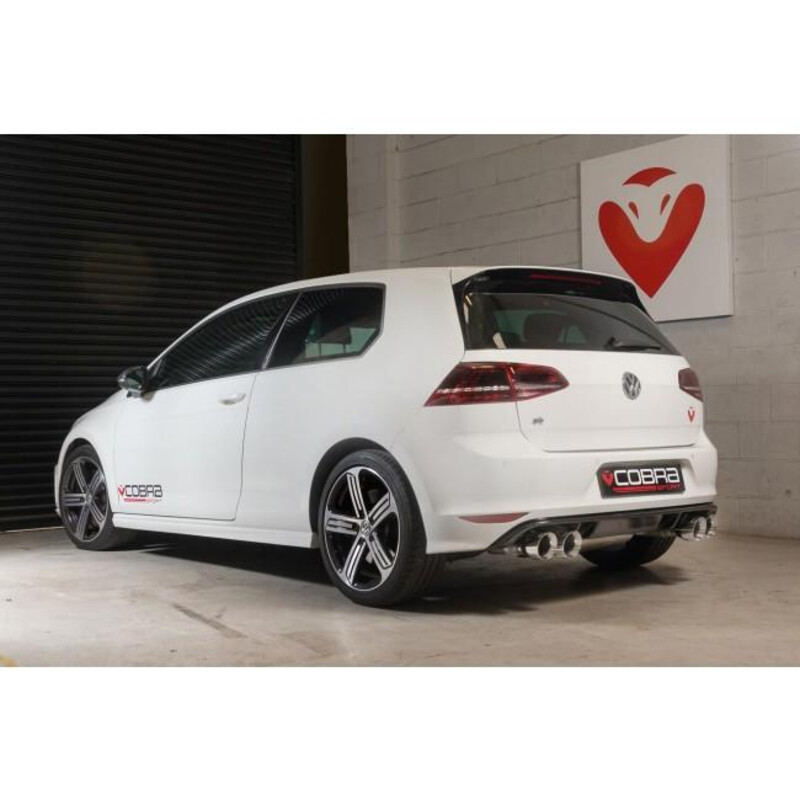 Ligne d'Echappement "Catback" Cobra pour VW Golf 7 R 2.0L TSI (12-18)