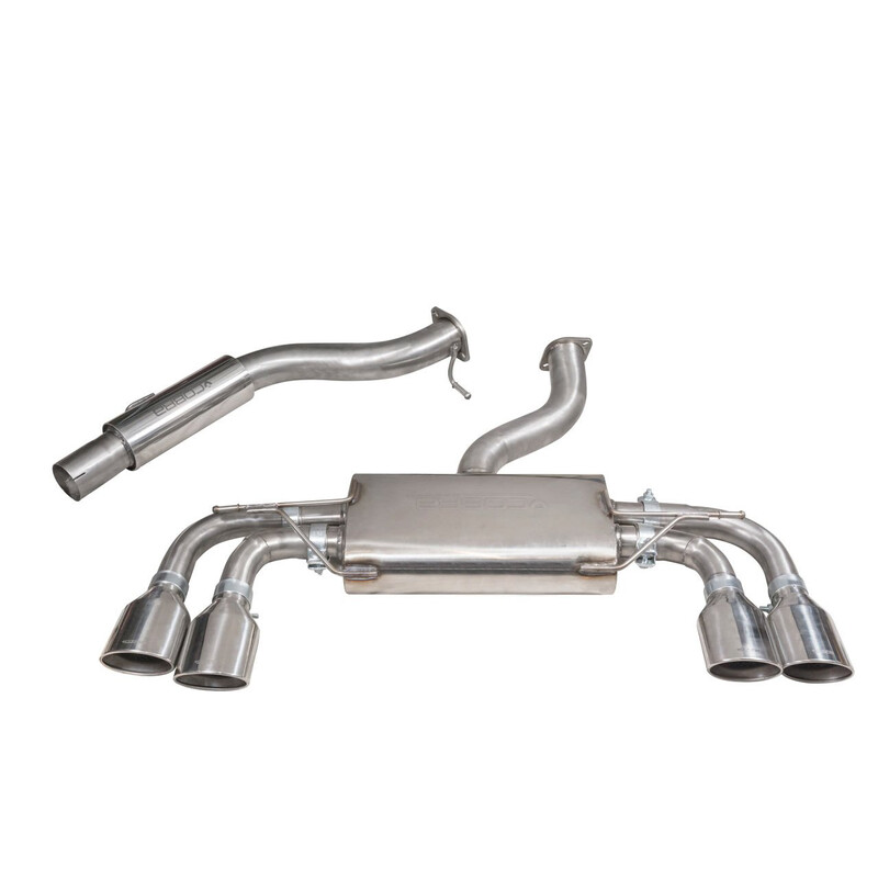 Ligne d'Echappement "Catback" Cobra pour VW Golf 7 R 2.0L TSI (12-18)