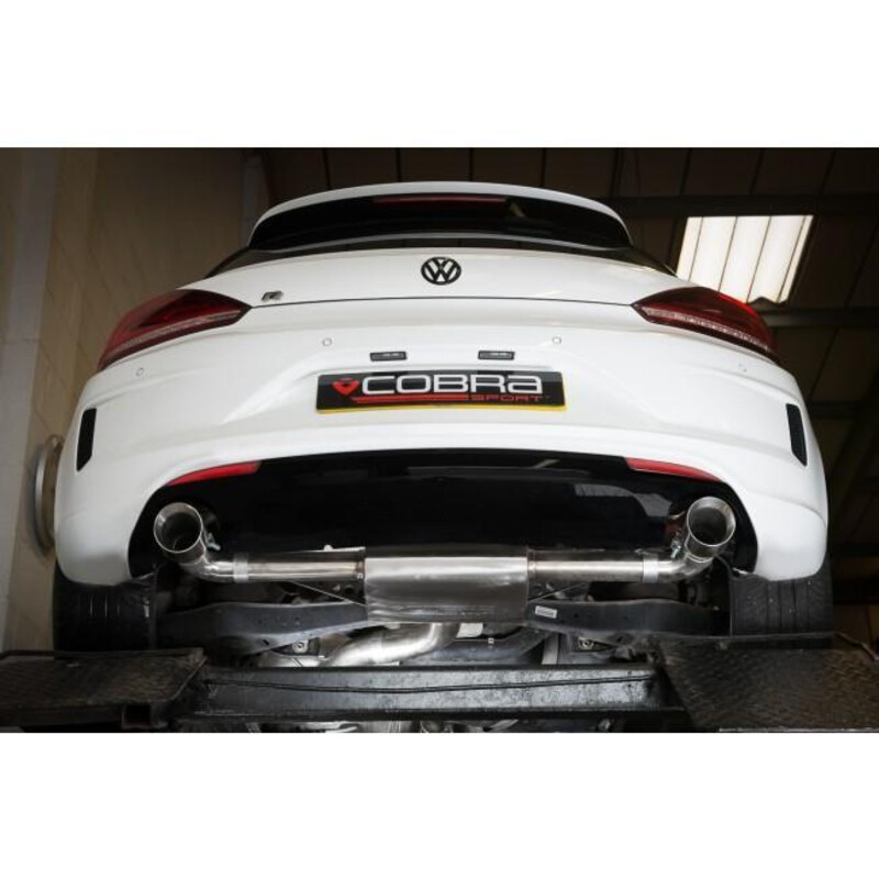 Ligne d'Echappement "Catback" Cobra pour VW Scirocco R 2.0L TSI (09-18)